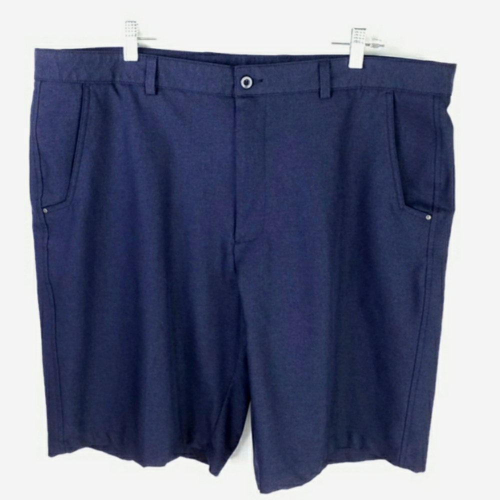 Bolle Tech Blue Flat Front Stretch Lightweight Golf Shorts Mens Size 42